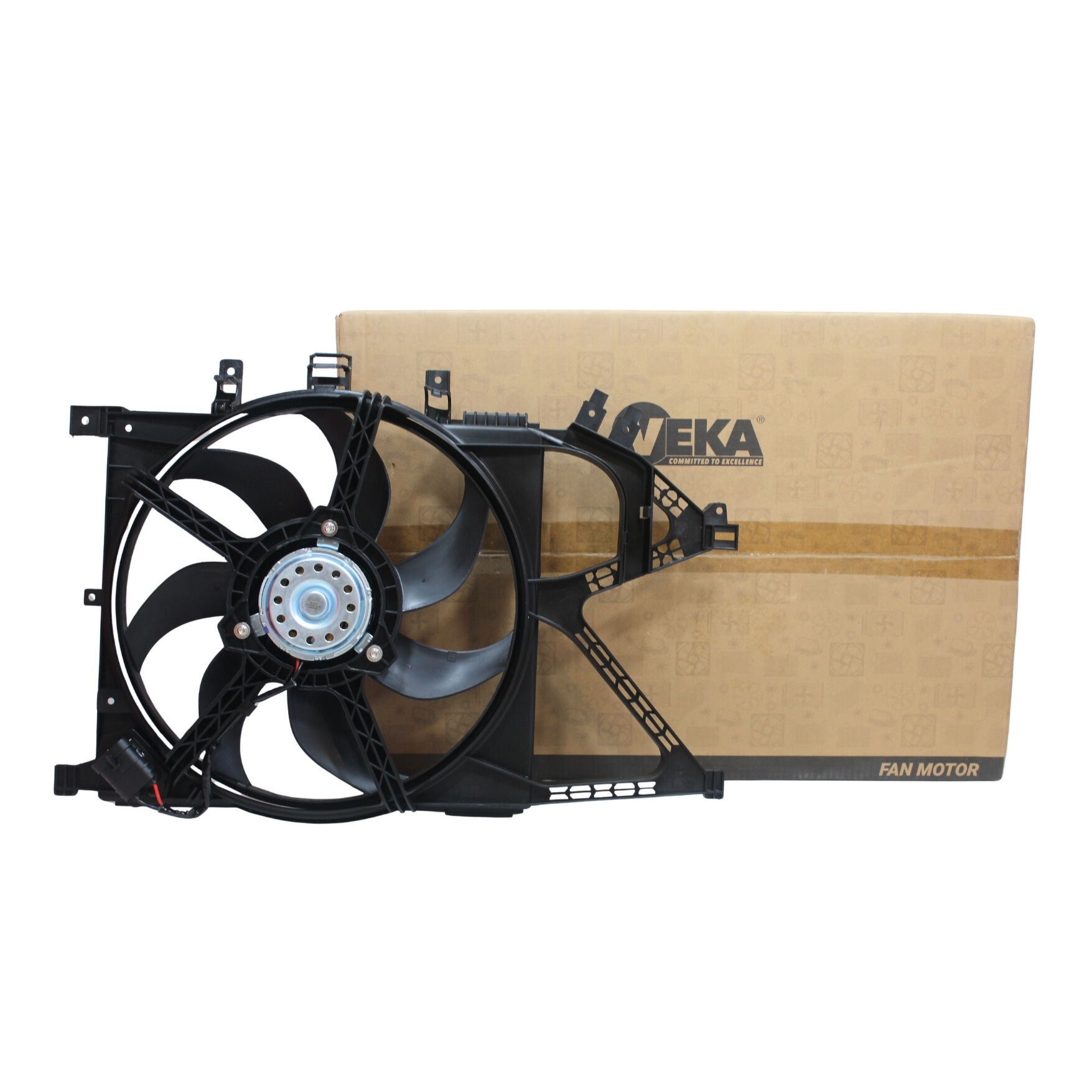 Opel Corsa C 1.4 Benzinli Su Radyatör Fan Motoru + Davlumbaz - Veka 25-3205 - 9158007