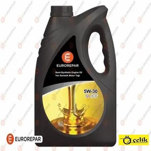 Motor Yağı 4 Lt 5W/30 (Yarı Sentetik) Apı Sl/Cf - Eurorepar