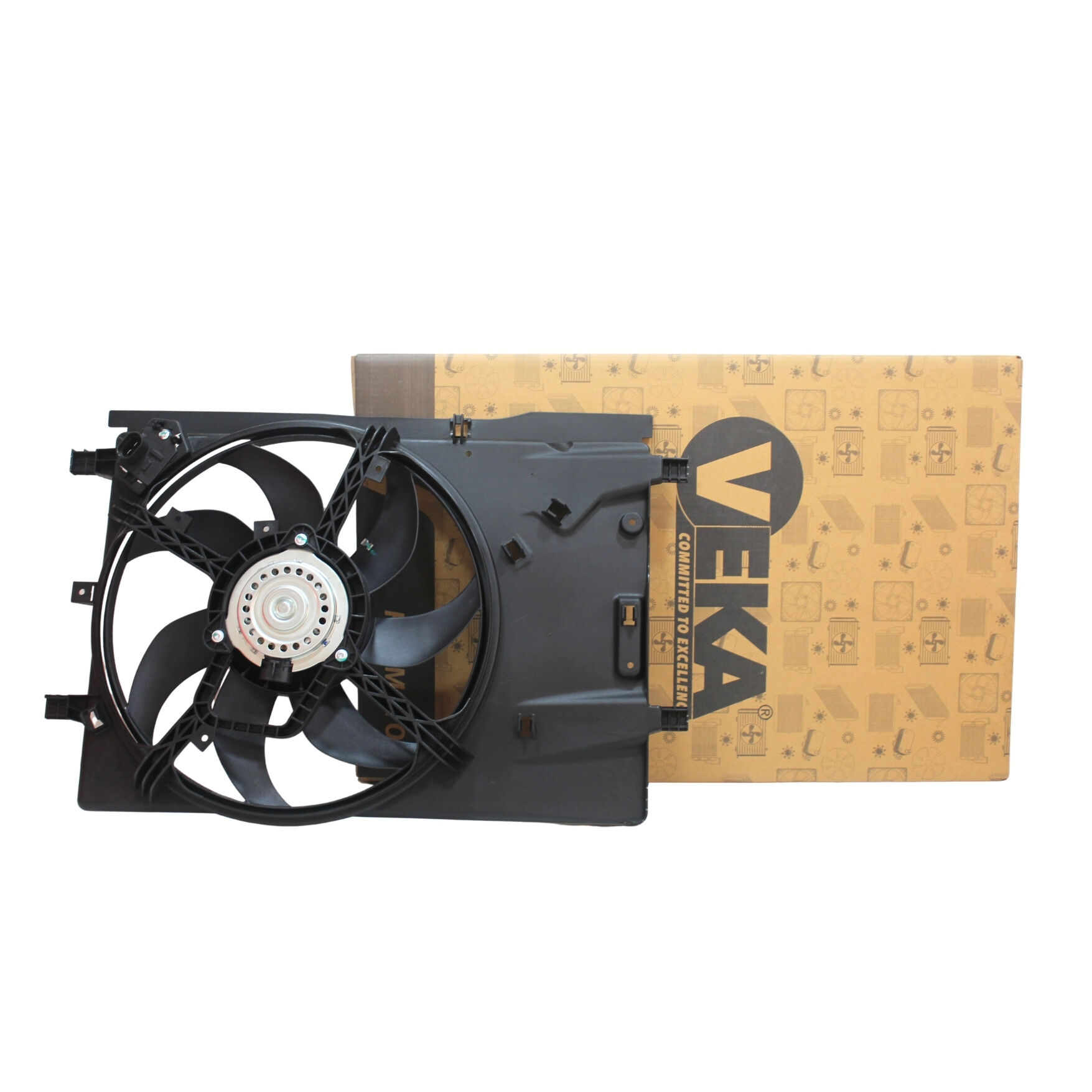 Opel Corsa D 1.2 Benzinli Radyatör Fan Motoru + Davlumbaz - Veka 25-1822 - 1341397