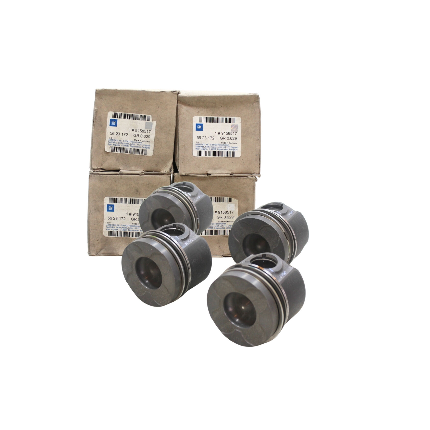 Opel Vectra C 2.0 Dizel Piston+Sekman (STD) (4 Adet 1 Takım Fiyatı) - ORİJİNAL 9158517 - 5623172