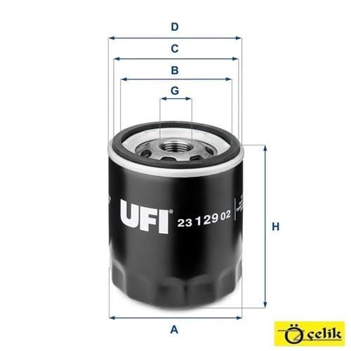 OPEL CORSA B YAĞ FİLİTRESİ BENZİNLİ UFİ MARKA