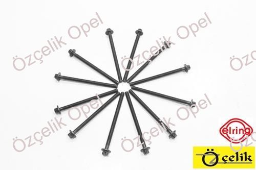 OPEL ASTRA H / ASTRA G / CORSA B / CORSA C / CORSA D SİLİNDİR KAPAK SAPLAMASI TAKIM Z1.4XEP - ELRİNG MARKA 5607937 - 24454151 - ELR 125930