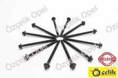 OPEL ASTRA H / ASTRA G / CORSA B / CORSA C / CORSA D SİLİNDİR KAPAK SAPLAMASI TAKIM Z1.4XEP - ELRİNG MARKA 5607937 - 24454151 - ELR 125930