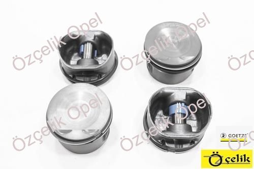 OPEL VECTRA B - ASTRA F - ASTRA G - OMEGA B PİSTON + SEKMAN 20-16V X20XE - C20XEV ( STD ) 136HP- GOETZE MARKA 87 71665 - 623056 - 623415