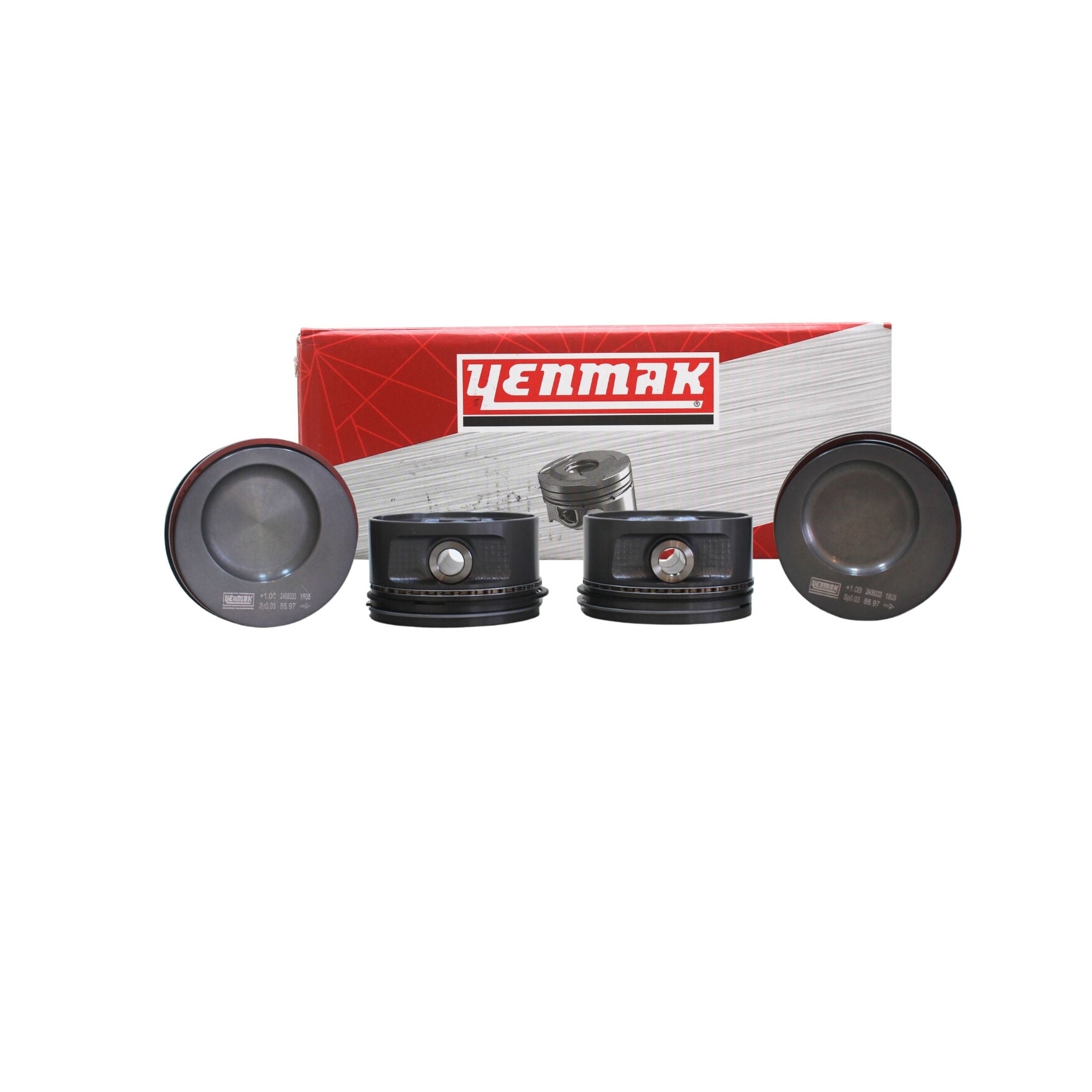 Opel Vectra A 2.0 Benzinli Piston+Sekman ( 1MM ) 86 MM (4 Adet 1 Takım Fiyatı) - YENMAK 31-03805-100