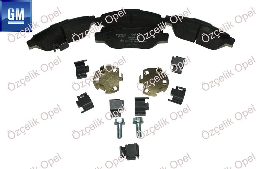 OPEL CORSA D ÖN FREN BALATASI KÜÇÜK TİP - OPEL GM MARKA