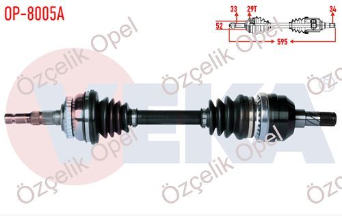 OPEL VECTRA B SOL AKS KOMPLE X20XE - X25XE -VEKA MARKA