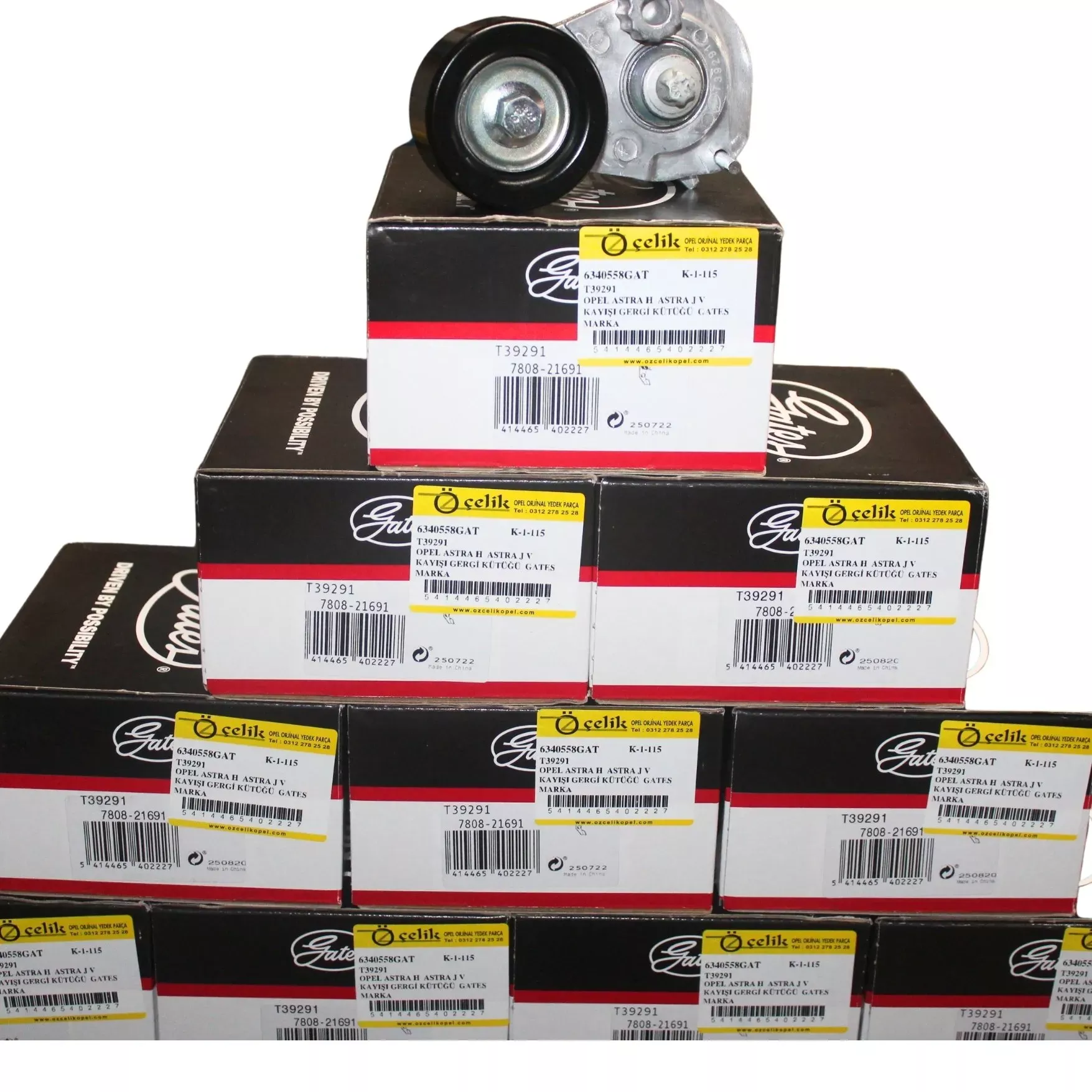 Opel Vectra C 1.6 Benzinli V Kayışı Gergi Kütüğü Komple Gates -6340558