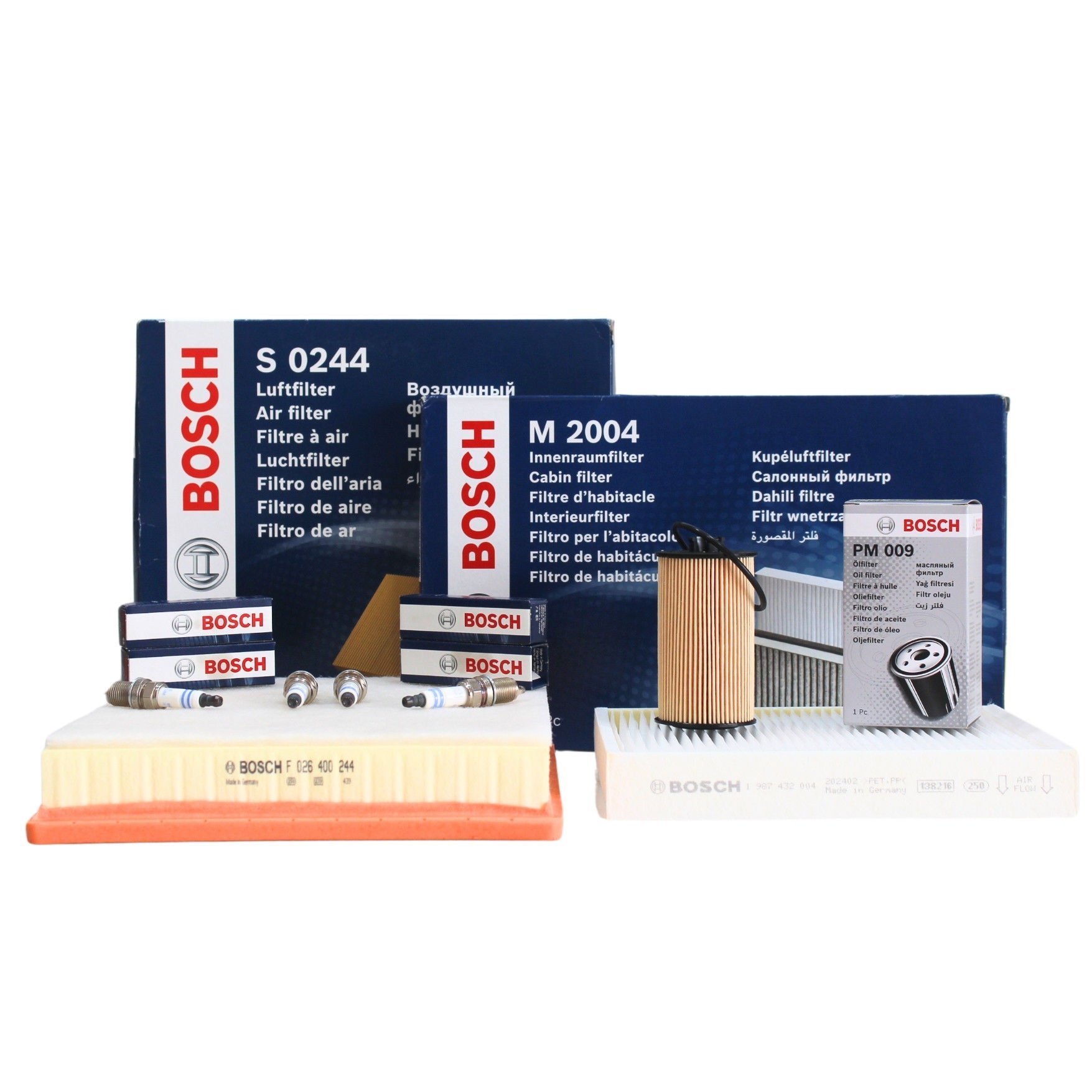 Opel Insignia A 1.6 Turbo Benzinli 180 Hp Periyodik Bakım Seti (Bujili) - Bosch