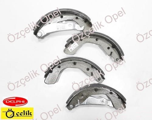 OPEL ASTRA F / CORSA C / VECTRA A ARKA FREN BALATA TAKIMI KALIN TİP - DELPHİ MARKA 1605953 - 90542863 - DEL LS1622