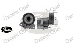 OPEL VECTRA A / VECTRA B / ASTRA G / ASTRA F/ FRONTERA A / CORSA B MOTOR V KAYIŞ GERGİ KÜTÜĞÜ KOMPLE - GATES MARKA