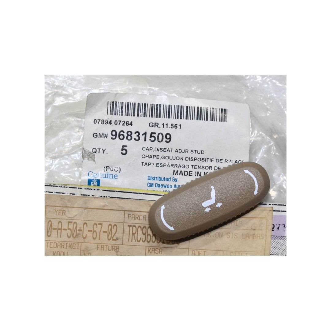 Chevrolet Captiva C100 Sol Ön Koltuk Ayar Düğmesi ( Bej ) - Orijinal 96831509