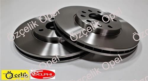 OPEL ASTRA H ÖN FREN DİSK TAKIMI 5 BİJON - DELPHİ MARKA 569060 - 9117678