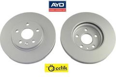 OPEL ASTRA J / CHEVROLET CRUZE - AVEO - FREN ÖN DİSK TAKIMI ( 2 AD ) - A13DTE -A16XER -A14NET - AYD MARKA
