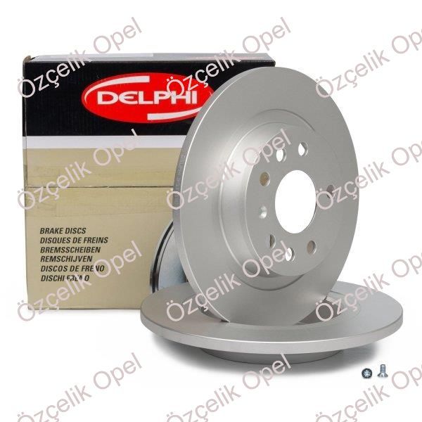 OPEL VECTRA C ARKA FREN DİSKİ SOĞUTMASIZ - DELPHİ MARKA