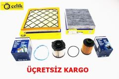 OPEL ASTRA J BAKIM SETİ 1.3 DİZEL ( HAVA + POLEN + YAĞ + MAZOT FİLİTRESİ )