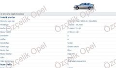 OPEL VECTRA C GAZ KELEBEGİ Z22YH - ORJİNAL GM 93171626 -5825227