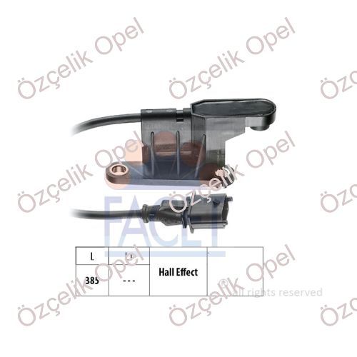 OPEL ASTRA G / CORSA C / VECTRA B / MERİVA A -EKSANTRİK DEVİR SENSÖRÜ / Z14XE-Z16XE-FACET MARKA