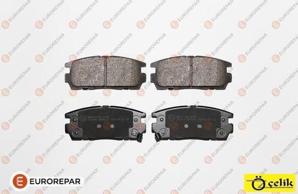 CHEVROLET CAPTIVA (C100) 2.0 DİZEL ARKA BALATA TAKIMI - EUROREPAR 1639383380 - 96626076