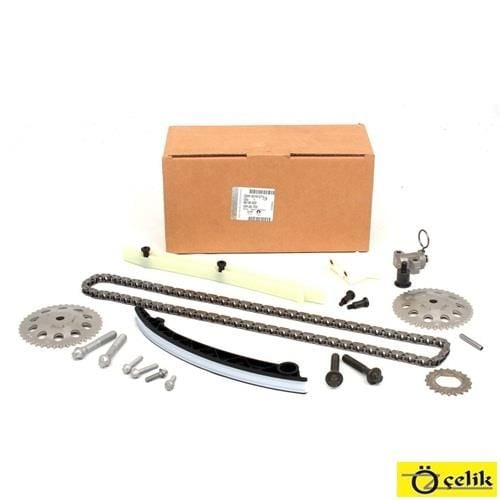 OPEL CORSA D 1.2 / 1.4 BENZİNLİ EKSANTRİK ZİNCİR SETİ - GM ORJİNAL 93191271 - 6606022