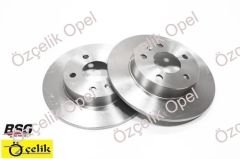 OPEL ASTRA H - G MERİVA B ZAFİRA B ARKA FREN DİSKİ TAKIMI 5 BİJON BSG MARKA 569109 - 9117772 - BSG65210017