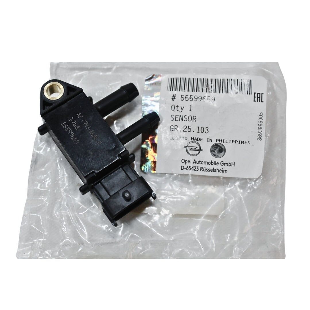 Opel Astra J / Astra K / Insignia A / Insignia B / Corsa E / Mokka / Zafira C / Chevrolet Trax / Captiva 1.6 Dizel Egsoz Basınç Sensörü - Orjinal Gm Marka 862113 - 55599659