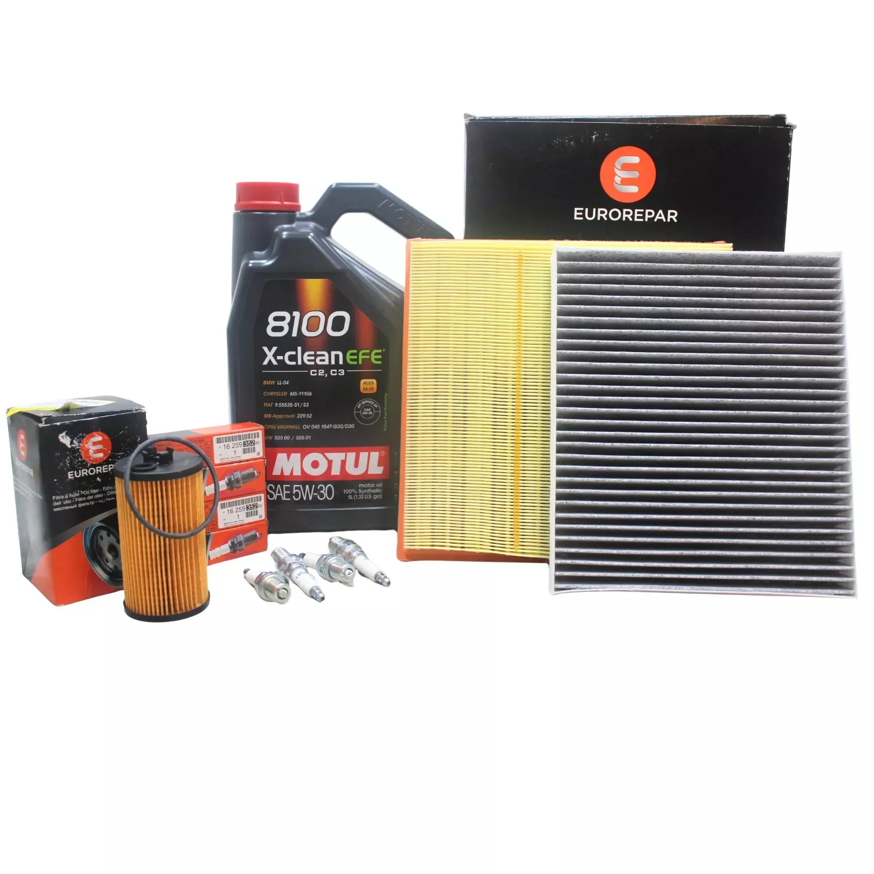 Chevrolet Cruze 1.6 Benzinli Bakım Seti - Eurorepar