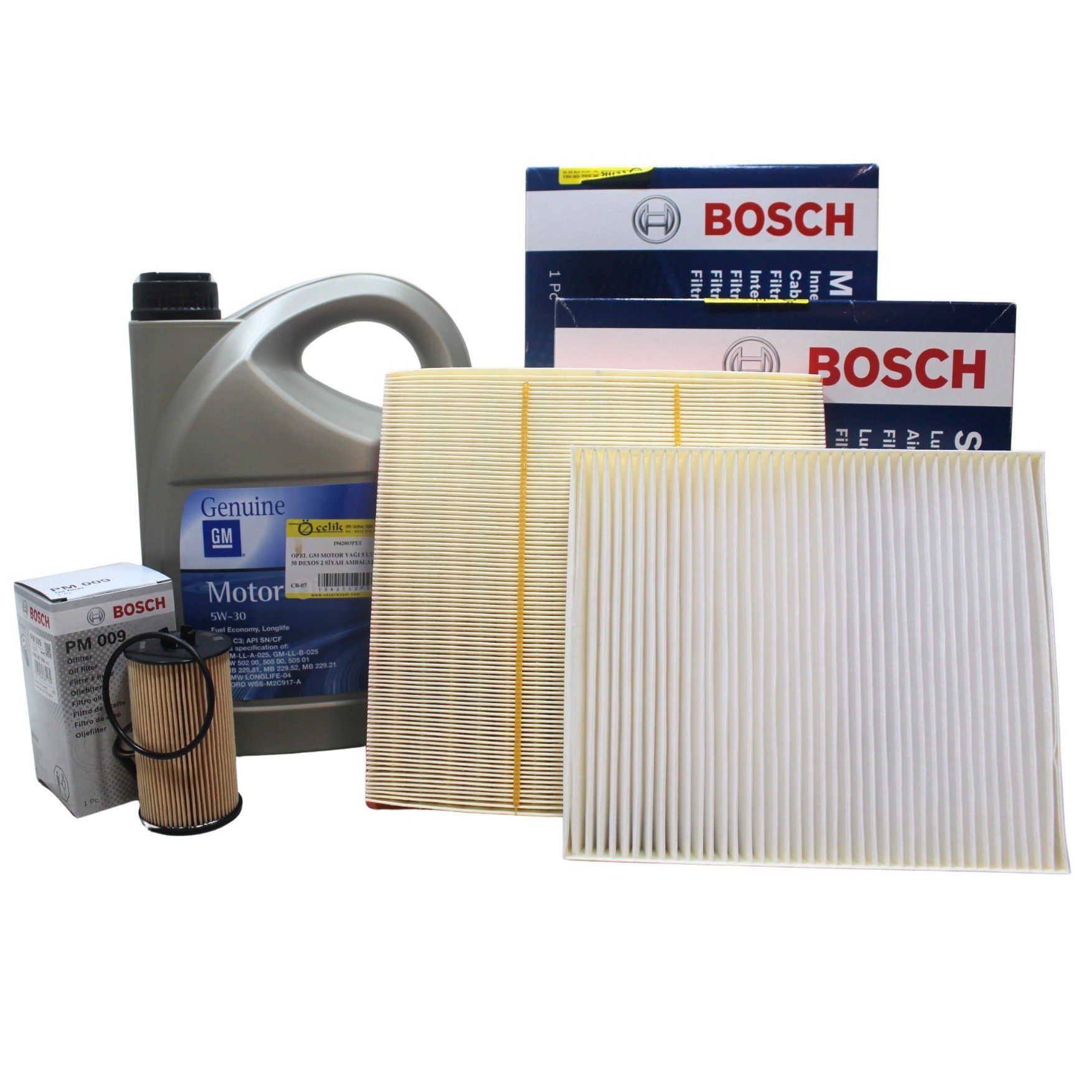 Chevrolet Cruze 1.6 Benzinli Bakim Seti - Bosch