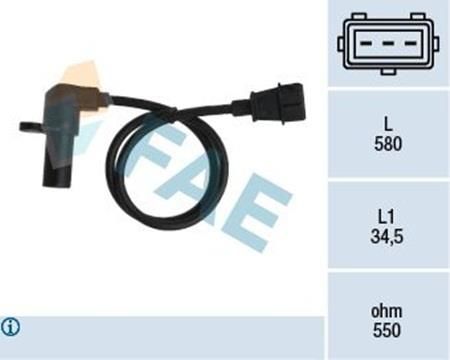 OPEL ASTRA G KRANK DEVİR SENSÖRÜ X14XEL / X16XEL FAE