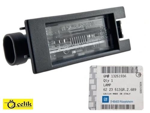 OPEL CORSA D PLAKA LAMBASI GM ORJİNAL 6223513-13251936