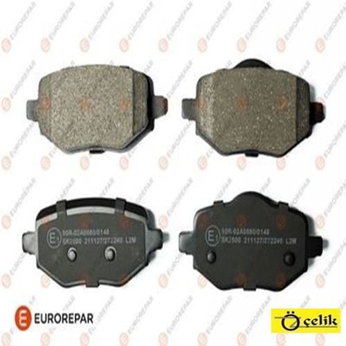 Opel Corsa F 1.2 Benzinli Arka Fren Balata Takımı Eurorepar Marka