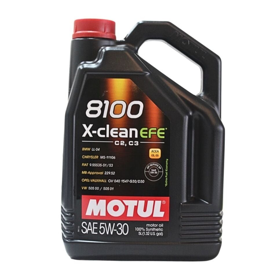 Motul 8100 X-Clean Efe 5W30 5 Lt Dexos 2 - Motul Marka