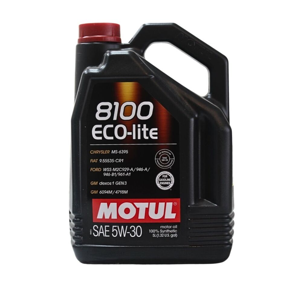 Motul 8100 Eco-Lite 5W30 5 Lt Dexos -1 - Motul Marka
