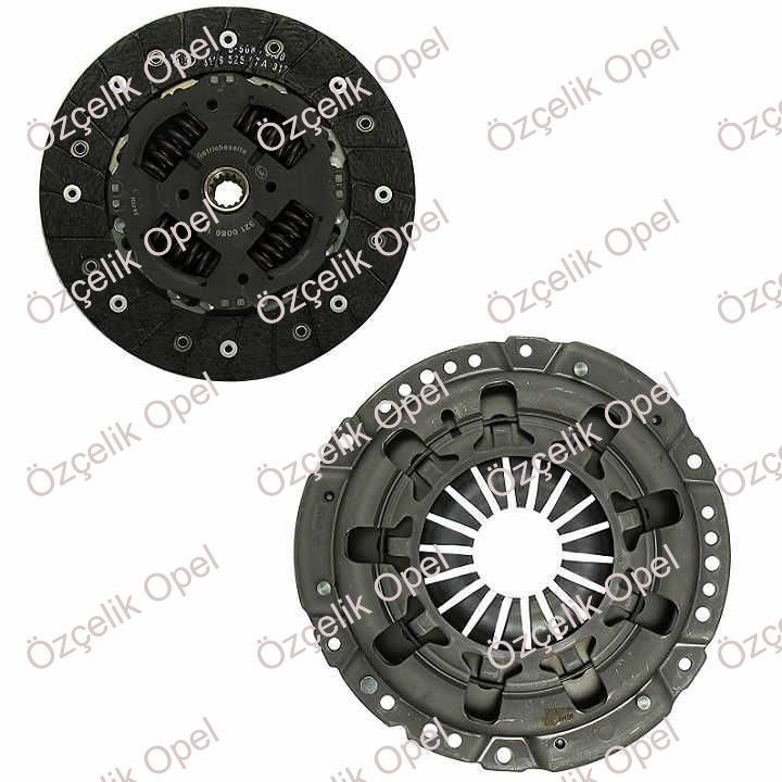 OPEL ASTRA G DEBRİYAJ SETİ TAKVİYELİ Z16XE - SACHS MARKA