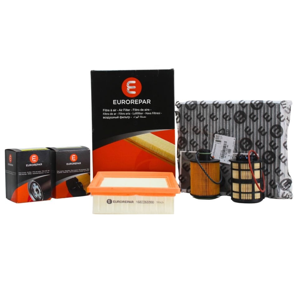 Chevrolet Aveo T300 1.3 Dizel Periyodik Bakım Seti - Eurorepar (Mazot Filtreli)
