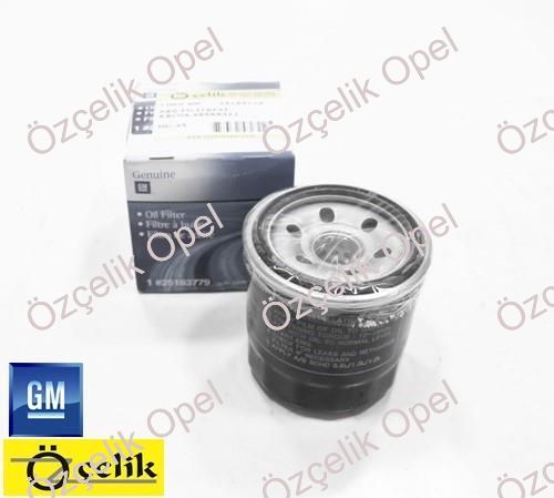 CHEVROLET KALOS / AVEO / SPARK YAĞ FİLİTRESİ - ORJİNAL GM MARKA 25183779 - 96570765 - 25183779