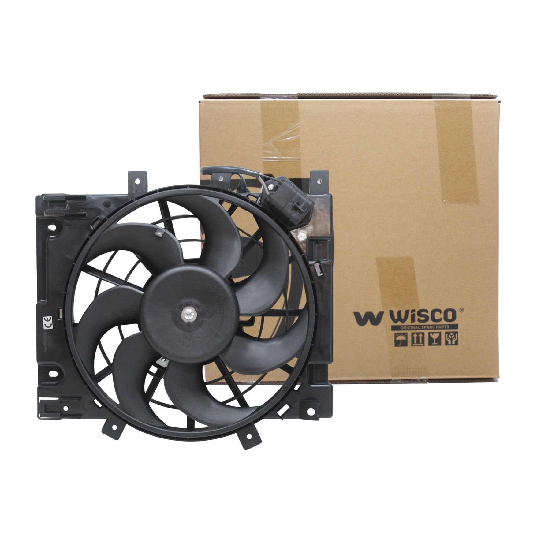 Opel Astra H 1.3 Dizel Klima Fan Motoru + Davlumbaz - Wisco 2113071-00 - 1341378