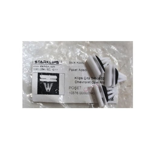 Chevrolet Cruze  Kapı Çıta (Marşbiyel) Klipsi - Star Klips 11610926