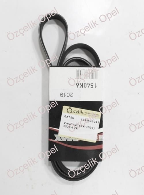 OPEL ASTRA F / CORSA B 1.2 - 1.4 - 1.6 V-KAYIŞI(6PK-1530) 1538 6 PK 1540 KLİMASIZ - GATES MARKA 1340643 - 9118613