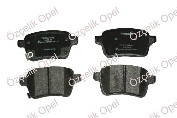 OPEL CORSA E ARKA FREN BALATASI DİSKLİ - DELPHİ MARKA