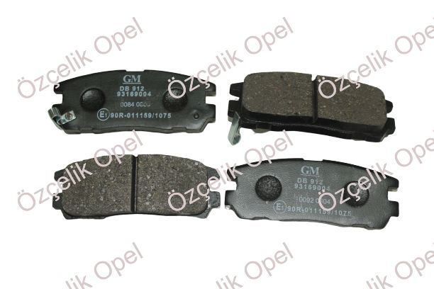 Opel Frontera B Arka Fren Balatası 3.2 - Opel Gm Marka