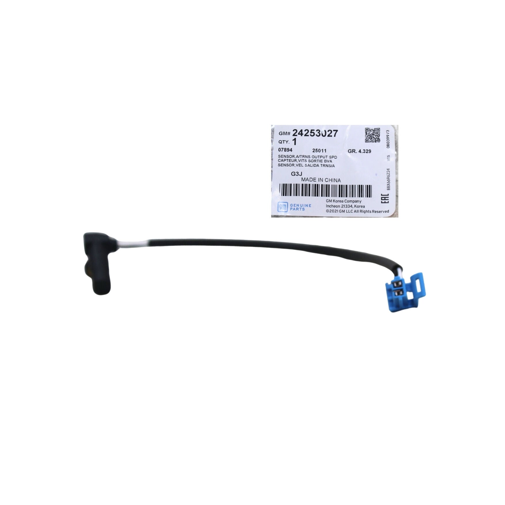 Opel Astra J Şanzıman Çıkış Sensörü - ORİJİNAL 1247313 - 24253027