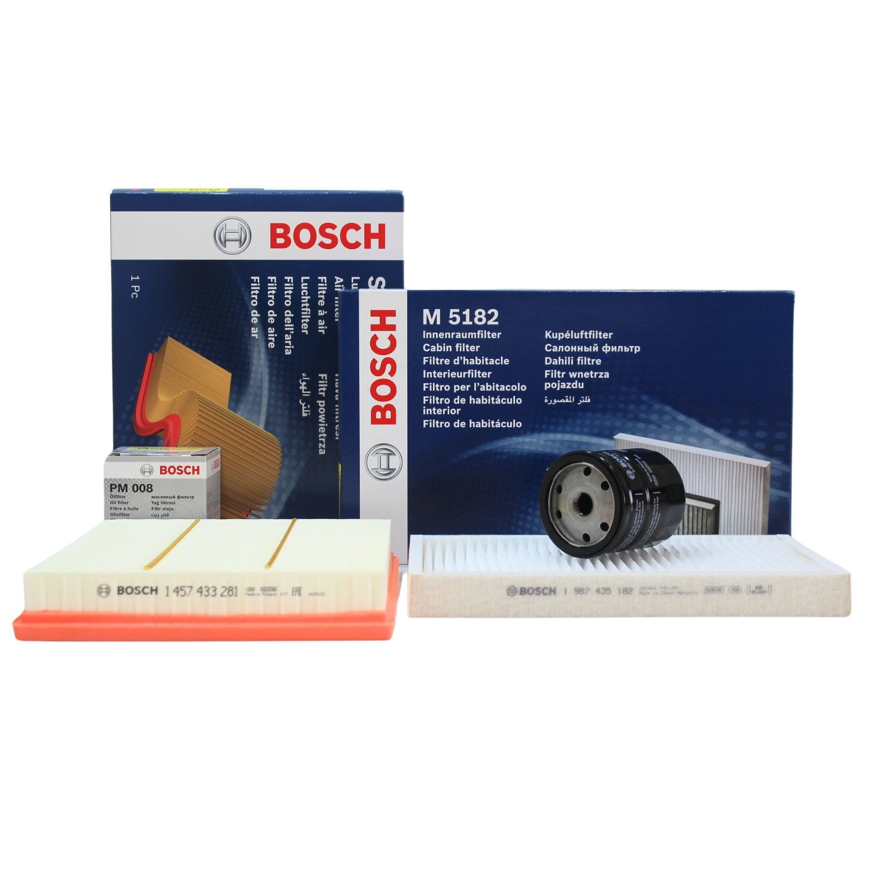 Opel Astra G 1.6 Benzinli Periyodik Bakım Seti - Bosch