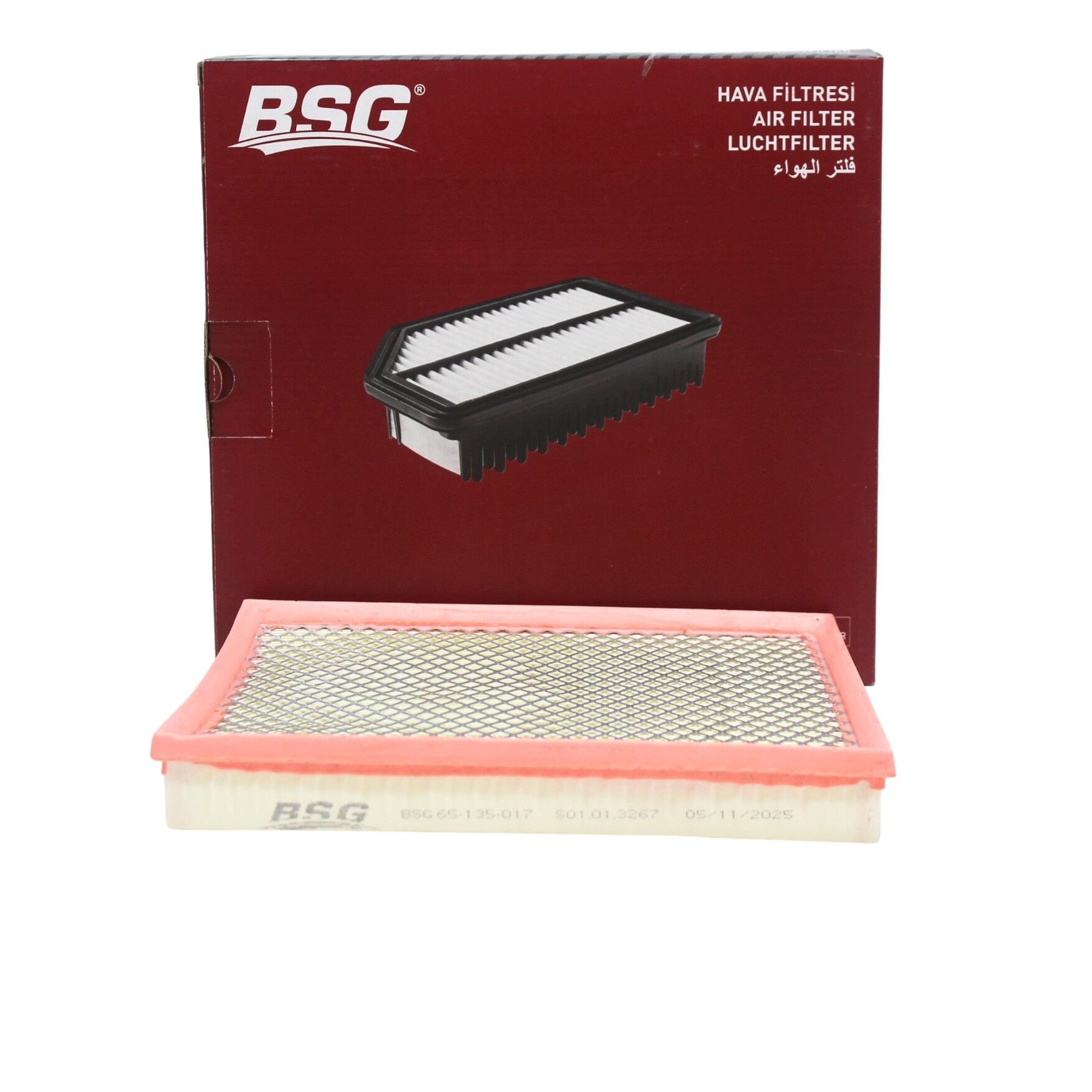 Chevrolet Cruze1.6 Benzinli Hava Filtresi - Bsg 65135017