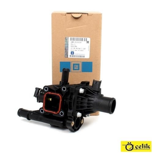 OPEL ASTRA J 1.6 BENZİNLİ TERMOSTAT + GÖVDE KOMPLE - GM ORJİNAL 1338402 - 25192230