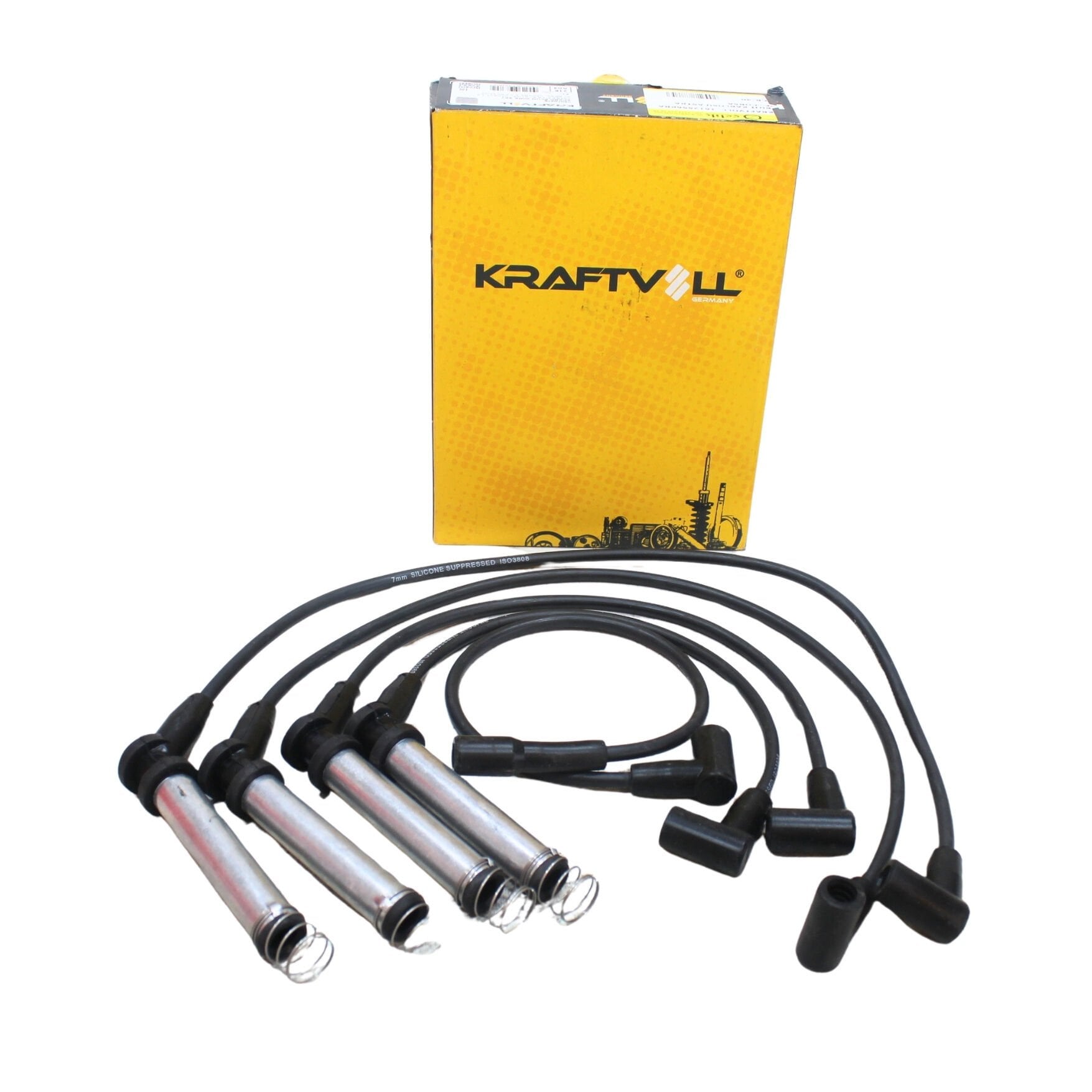 Opel Astra F 1.4 8V Benzinli Buji Kablosu Takımı Borulu Tip - KRAFTVOLL 5070278 - 1612556
