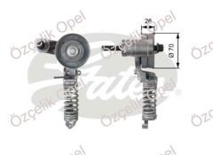 OPEL - ASTRA H / CORSA D / ASTRA J / MOKAK Z12XEP - Z14XEP - A14NET - V KAYIŞ GERGİ KÜTÜĞÜ KOMPLE - GATES MARKA