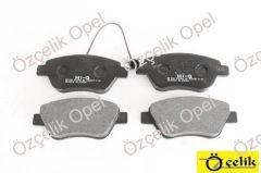 OPEL CORSA D / ADAM ÖN FREN BALATASI - HIQ MARKA 1605226 - 1605153 - 1605258