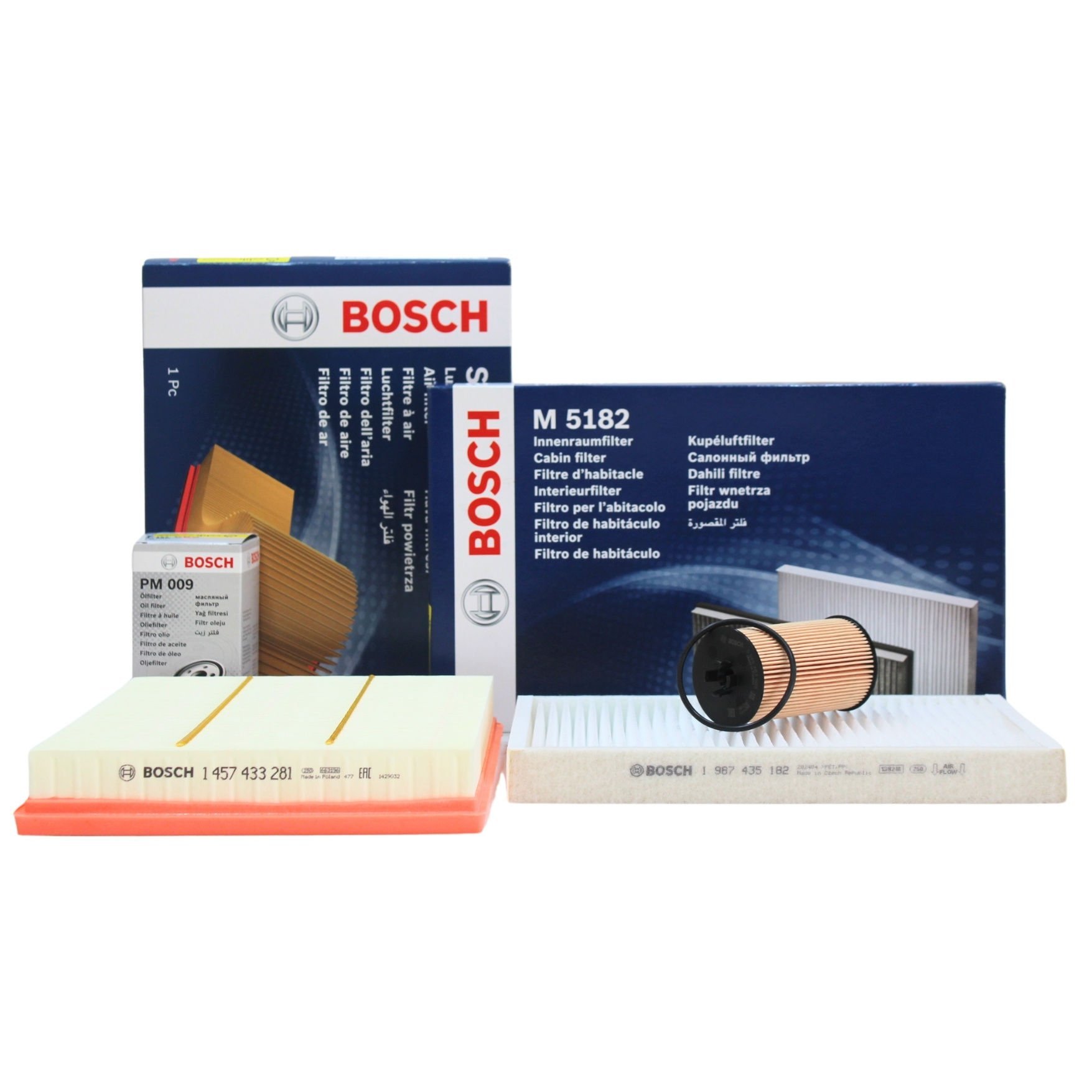 Opel Astra H 1.6 Benzinli Periyodik Bakım Seti - Bosch