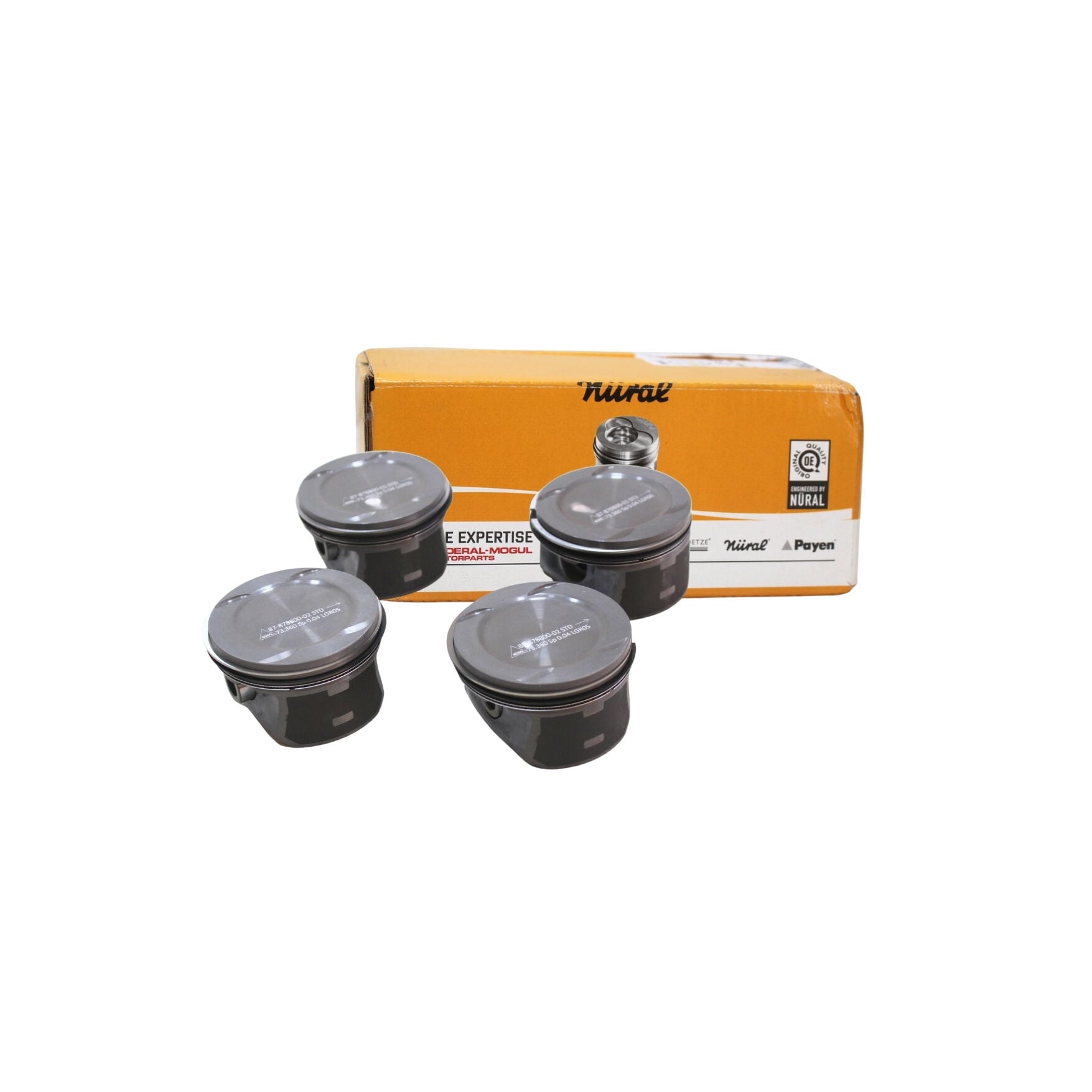 Opel Tıgra B 1.4 Benzinli Piston+Sekman ( 0.50 ) 73.4 MM (4 Adet 1 Takım Fiyatı) - GOETZE 8771667